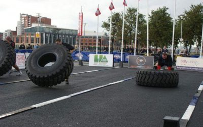 Sponsorship of the “The Monster Tyre Flip” at the recent Ultimate Strongman